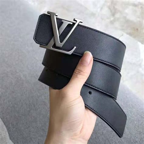 lv black mens belt|louis vuitton belt outfit men.